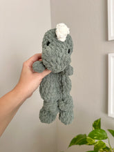 Load image into Gallery viewer, Mini Dino Snuggler - Hunter Green
