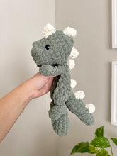 Load image into Gallery viewer, Mini Dino Snuggler - Hunter Green