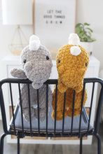 Load image into Gallery viewer, Mustard Tiny Dino - Snuggler