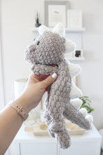 Load image into Gallery viewer, Greige Tiny Dino - Snuggler