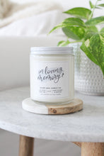 Load image into Gallery viewer, In Loving Memory, Ocean Blue - 8oz candle