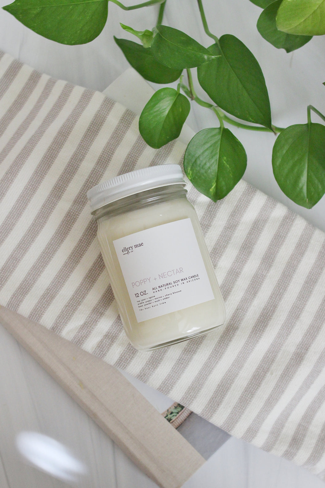 Poppy + Nectar - 12oz candle