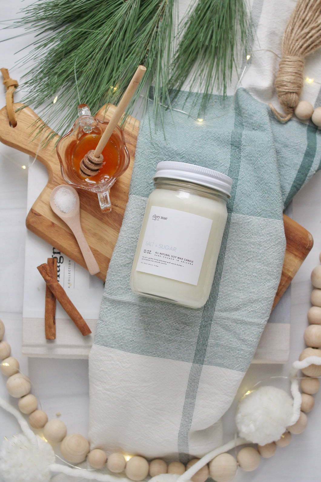 Salt + Sugar - 12oz candle
