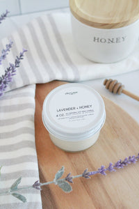 Lavender + Honey - 4oz candle