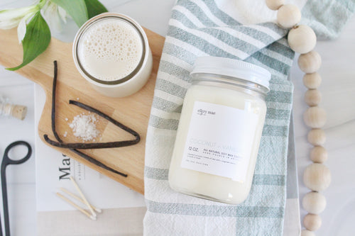 Coconut + Vanilla - 12oz candle