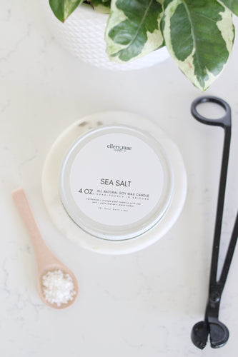Sea Salt - 4oz candle