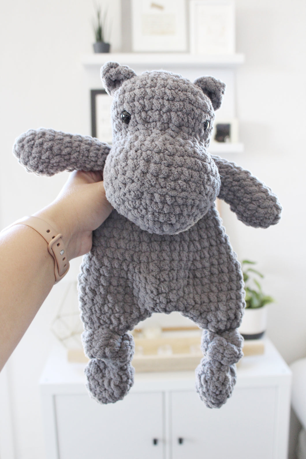 Grey Hippo  - Snuggler