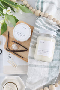 Coconut + Vanilla - 12oz candle